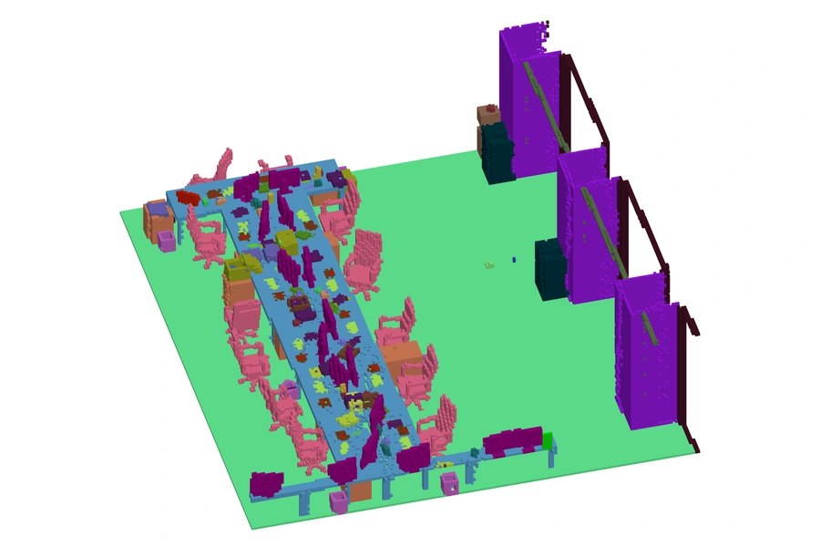 AdaOcc semantic 3D scene prediction